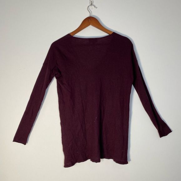 Aritiza Babaton Burgundy V-Neck Sweater Size XS - Picture 6 of 6